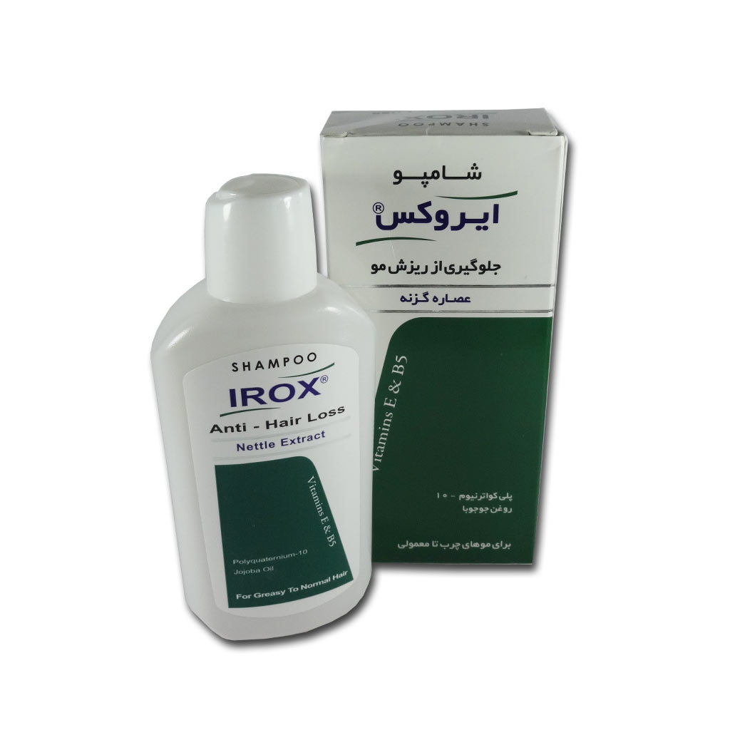 شامپو ضدریزش حاوی عصاره گزنه (مناسب موهای چرب تا معمولی) ایروکس