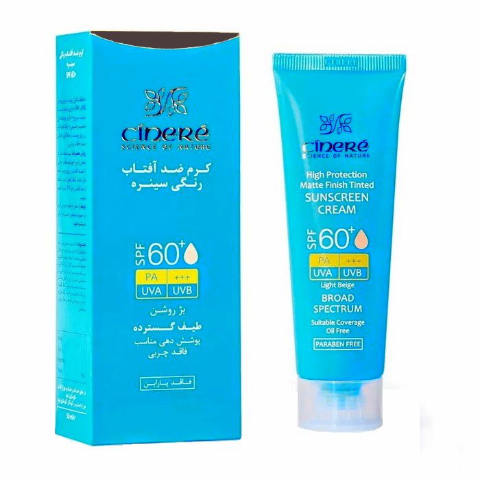کرم ضد آفتاب بژ روشن SPF60 سینره