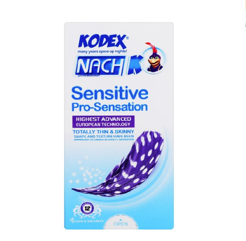 کاندوم کدکس مدل Sensitive Pro-Sensation بسته 12 عددی