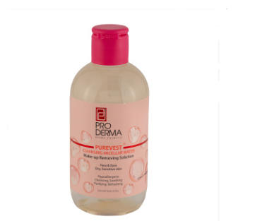 محلول پاک کننده آرایش پرودرما مناسب پوست خشک