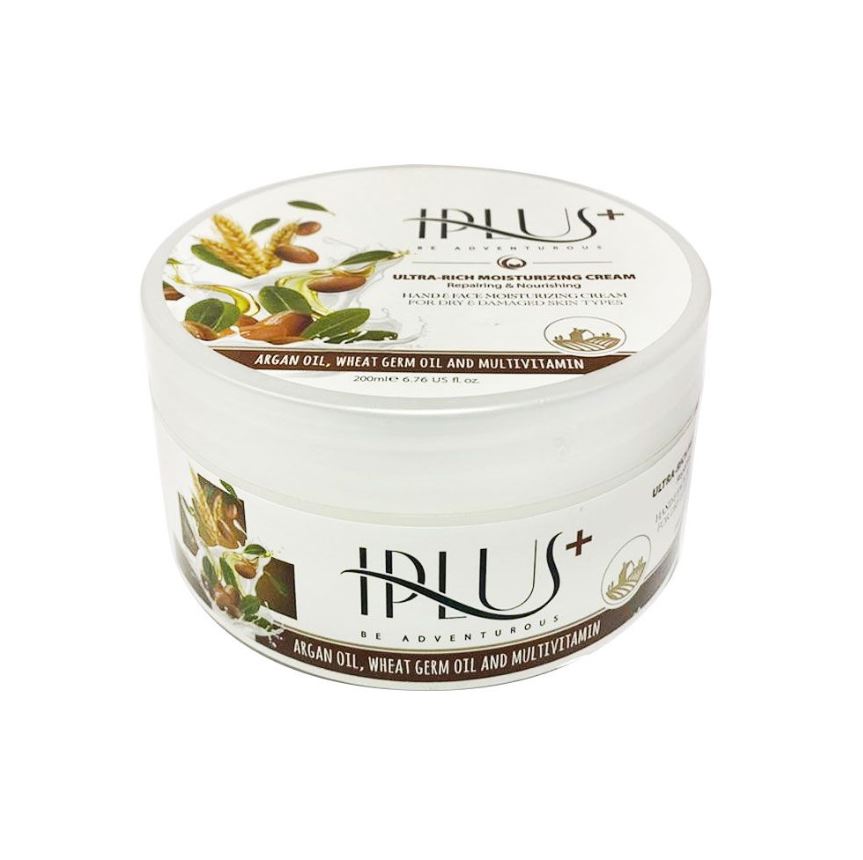 کرم مرطوب کننده روغن آرگان و جوانه گندم ای پلاس